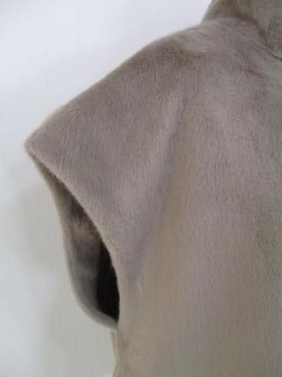 ̵ ޥɥǥ MICADEAL stand collar far vest 0125306265 ե٥ ɥ顼 եե 쥤䡼  GREIGE