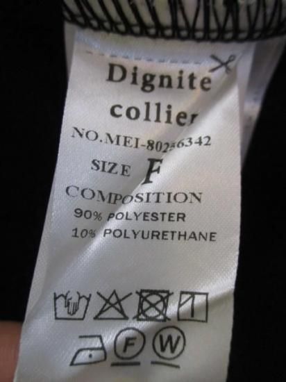 ディニテコリエ Dignite collier 裏フリース コクーンパンツ MEI-80256342- ブラック