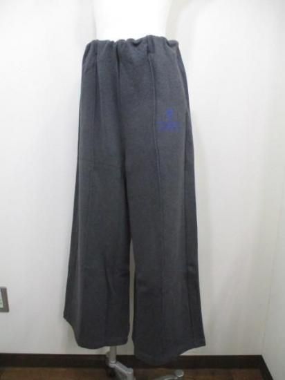 送料無料 ブティックオーディナリー スウェットパンツ レディース 秋 冬 裏毛 ピンタック ワイドパンツ ウエストゴム リラックス チャコールグレー