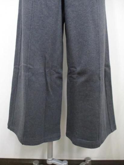 送料無料 ブティックオーディナリー スウェットパンツ レディース 秋 冬 裏毛 ピンタック ワイドパンツ ウエストゴム リラックス チャコールグレー