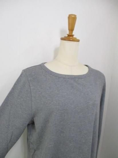 送料無料 アンナケリー ANNAKERRY ウォームロングスリーブTシャツ 85243937 ウォームロンT ロン T 着回し 暖かい 裏起毛 レイヤード メイン インナー DARKGRAY