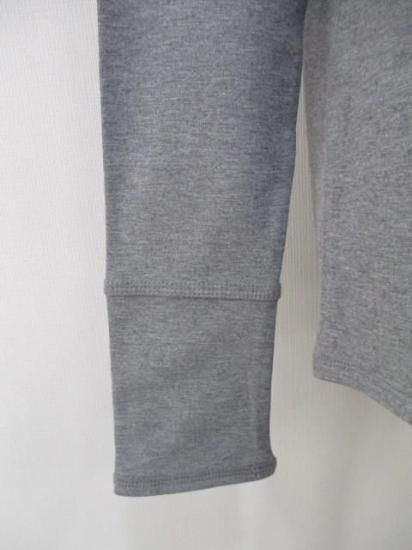 送料無料 アンナケリー ANNAKERRY ウォームロングスリーブTシャツ 85243937 ウォームロンT ロン T 着回し 暖かい 裏起毛 レイヤード メイン インナー DARKGRAY