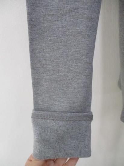 送料無料 アンナケリー ANNAKERRY ウォームロングスリーブTシャツ 85243937 ウォームロンT ロン T 着回し 暖かい 裏起毛 レイヤード メイン インナー DARKGRAY