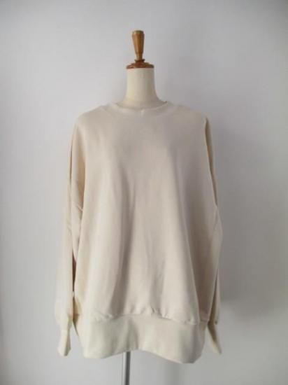 送料無料 シロデラボンテ siro de labonte LOUDER 2way PO R543217 レディース 25秋冬 裏毛 ロゴスウェット 日本製 前後2way ECRU×DBLUE