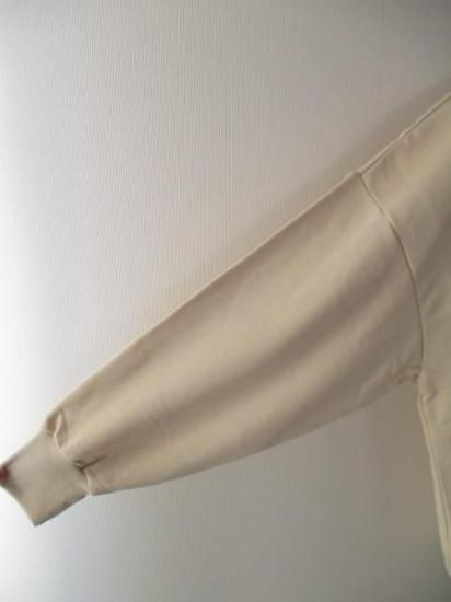 送料無料 シロデラボンテ siro de labonte LOUDER 2way PO R543217 レディース 25秋冬 裏毛 ロゴスウェット 日本製 前後2way ECRU×DBLUE