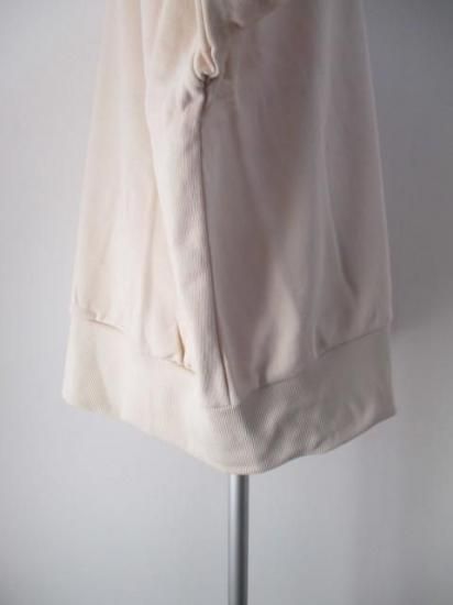 送料無料 シロデラボンテ siro de labonte LOUDER 2way PO R543217 レディース 25秋冬 裏毛 ロゴスウェット 日本製 前後2way ECRU×DBLUE