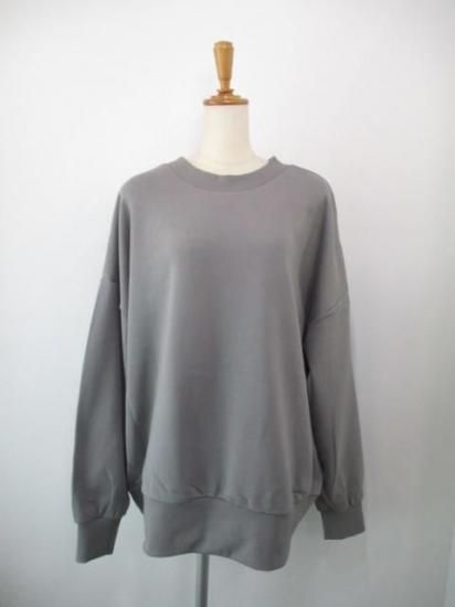 送料無料 シロデラボンテ siro de labonte LOUDER 2way PO R543217 レディース 25秋冬 裏毛 ロゴスウェット 日本製 前後2way ASHGRAY