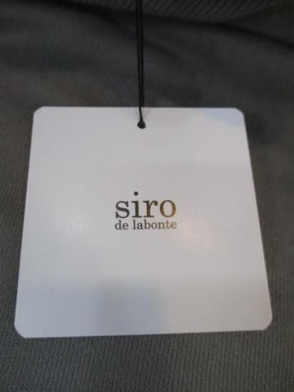 送料無料 シロデラボンテ siro de labonte LOUDER 2way PO R543217 レディース 25秋冬 裏毛 ロゴスウェット 日本製 前後2way ASHGRAY