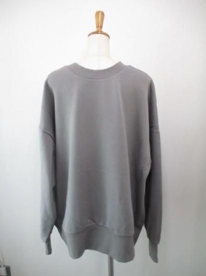 送料無料 シロデラボンテ siro de labonte LOUDER 2way PO R543217 レディース 25秋冬 裏毛 ロゴスウェット 日本製 前後2way ASHGRAY