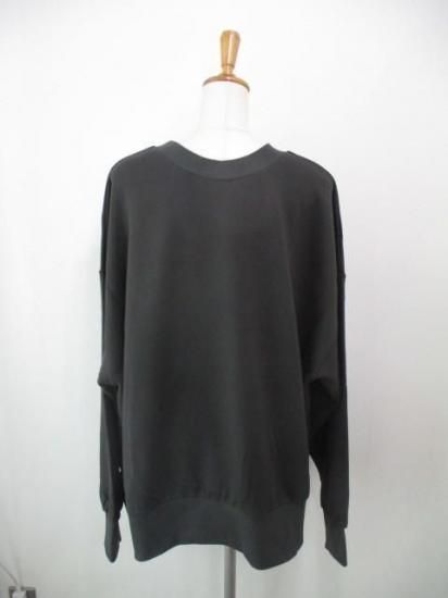 送料無料 シロデラボンテ siro de labonte LOUDER 2way PO R543217 レディース 25秋冬 裏毛 ロゴスウェット 日本製 前後2way CHARCOAL