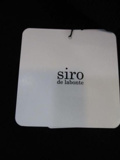 送料無料 シロデラボンテ siro de labonte LOUDER 2way PO R543217 レディース 25秋冬 裏毛 ロゴスウェット 日本製 前後2way BLACK