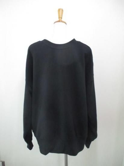 送料無料 シロデラボンテ siro de labonte LOUDER 2way PO R543217 レディース 25秋冬 裏毛 ロゴスウェット 日本製 前後2way BLACK