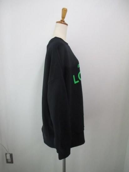 送料無料 シロデラボンテ siro de labonte LOUDER 2way PO R543217 レディース 25秋冬 裏毛 ロゴスウェット 日本製 前後2way BLACK