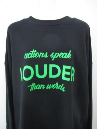 送料無料 シロデラボンテ siro de labonte LOUDER 2way PO R543217 レディース 25秋冬 裏毛 ロゴスウェット 日本製 前後2way BLACK