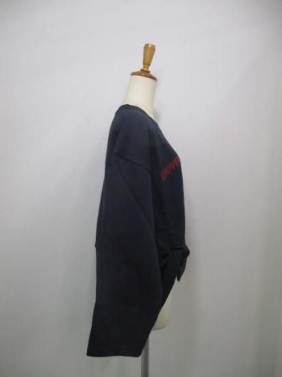 ブティックオーディナリー Boutique OrdinaryTwisted College Sweat BO25-326T BO25-326T-ネイビー