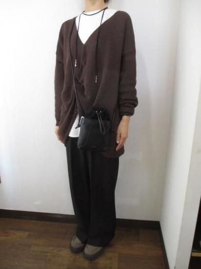 ̵ ӥ BEAURE Mini Drawstring Pouch Bag B-25347 ߥ˥   쥶 ܳ ǥ꡼桼 奢 ץ BLACK