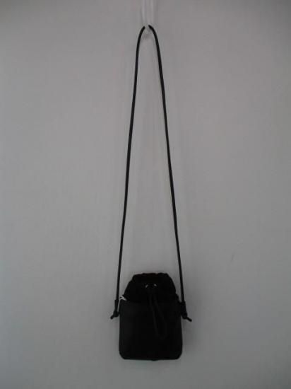 ̵ ӥ BEAURE Mini Drawstring Pouch Bag B-25347 ߥ˥   쥶 ܳ ǥ꡼桼 奢 ץ BLACK