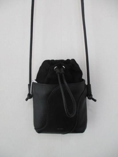 ̵ ӥ BEAURE Mini Drawstring Pouch Bag B-25347 ߥ˥   쥶 ܳ ǥ꡼桼 奢 ץ BLACK