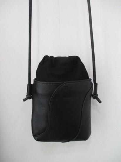 ̵ ӥ BEAURE Mini Drawstring Pouch Bag B-25347 ߥ˥   쥶 ܳ ǥ꡼桼 奢 ץ BLACK