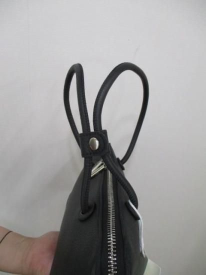 送料無料 BEAURE ビュレ 横長ブガッティ型2WAYショルダーバッグ B-25419 ショルダーバッグ 2WAY ボストンバッグ レトロ 横長 大人 ミニマル トレンド BLACK