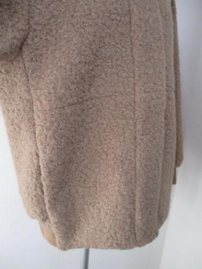 送料無料 ディニテコリエ Dignite collier モヘア混 ボアブルゾン レディース アウター IN-80256394 ノーカラー 防寒 軽量 暖かい 丈長め 25秋冬新作 MOCHA