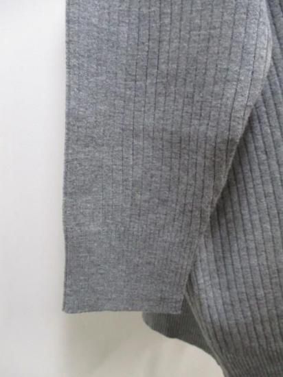 送料無料 シアントーキョー CYAN TOKYO アシメスリットオーバータートル 507415 アシメ スリット オーバータートル リブ 着心地 ゆったり 柔らかい 伸縮性 GRAY