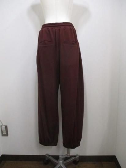 シアントーキョー CYAN TOKYO スクエアポケット ジャージジョガー 507395-ボルドー