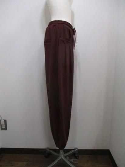 シアントーキョー CYAN TOKYO スクエアポケット ジャージジョガー 507395-ボルドー