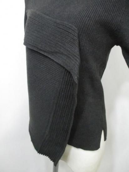 エイミーロウ Eimee Law アシメデザインリブニット 84394L-2-スミクロ×スミクロ