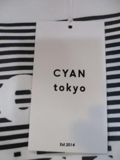 ȡ硼 CYAN TOKYO Хå㥶L/S T 507408-ۥ磻ȡߥ֥å
