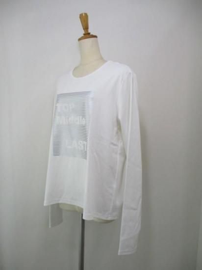 ȡ硼 CYAN TOKYO Хå㥶L/S T 507408-ۥ磻ȡߥС