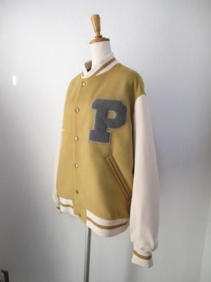 送料無料 トーマスマグパイ THOMAS MAGPIE ライトメルトン スタジャン レディース 2254504 25秋冬 アウター ブルゾン ワッペン バックロゴ 防寒 MUSTARD