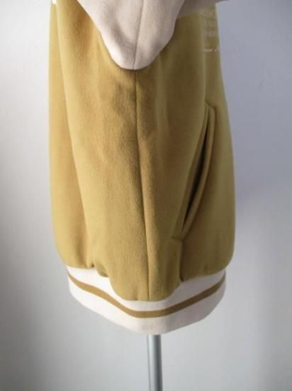 送料無料 トーマスマグパイ THOMAS MAGPIE ライトメルトン スタジャン レディース 2254504 25秋冬 アウター ブルゾン ワッペン バックロゴ 防寒 MUSTARD