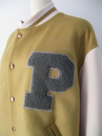 送料無料 トーマスマグパイ THOMAS MAGPIE ライトメルトン スタジャン レディース 2254504 25秋冬 アウター ブルゾン ワッペン バックロゴ 防寒 MUSTARD