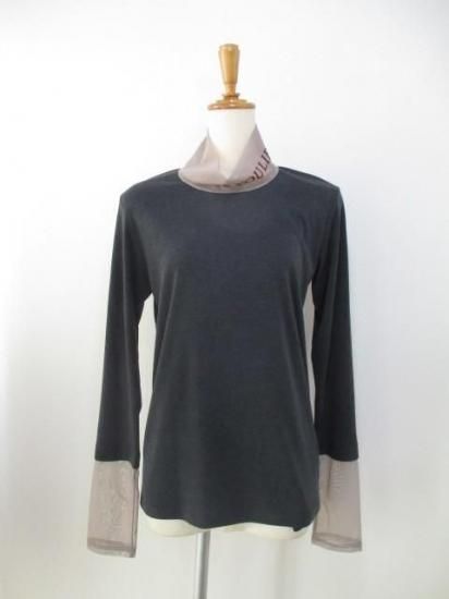 ̵ Eimee Law ߡ եåƥȥϥͥåTOPS 84458L-2 ȥåץ Ĺµ ʡ ᥤ 塼դ ץ 2025 CHARCOAL