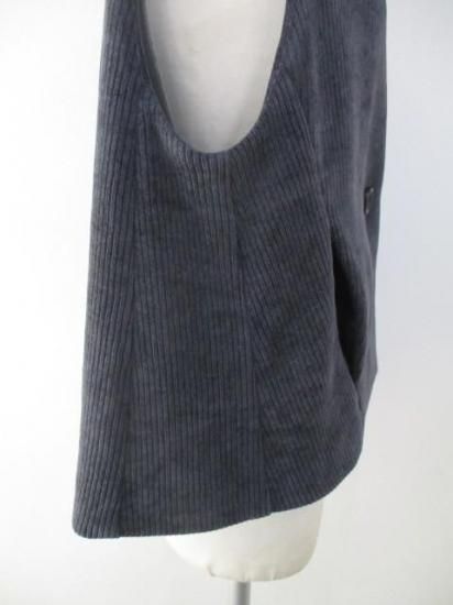 送料無料 AYANE アヤン ニットコーデュロイベスト 875812 レディース 25秋冬 ショート丈 ベスト チャコール カジュアル おしゃれ セットアップ対応 ニットベスト