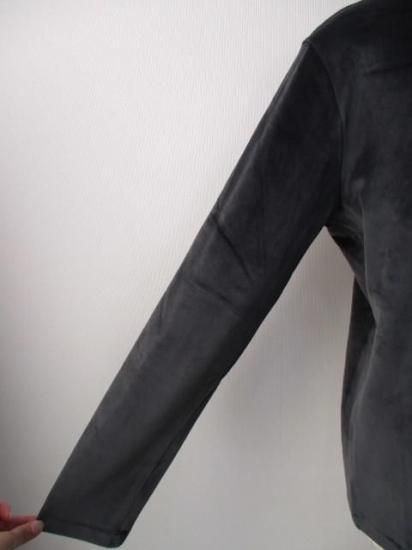 アヤン ayane ストレッチベロアあったかインナー 875825 チャコール