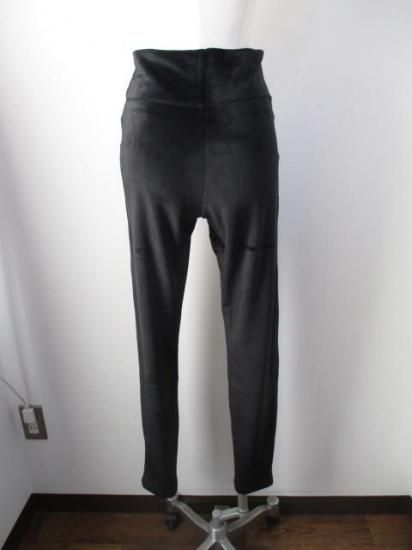 アヤン ayane ストレッチベロアレギンス 875826 ブラック 36s