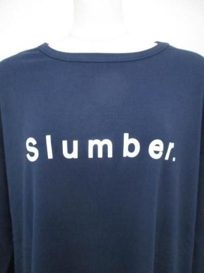 送料無料 アンナケリー Anna Kerry slumber ウォームロングTEE 85254938 ウォームロングTEE 裏起毛 ストレッチ 肌触り 着心地 ファッション カジュアル NAVY