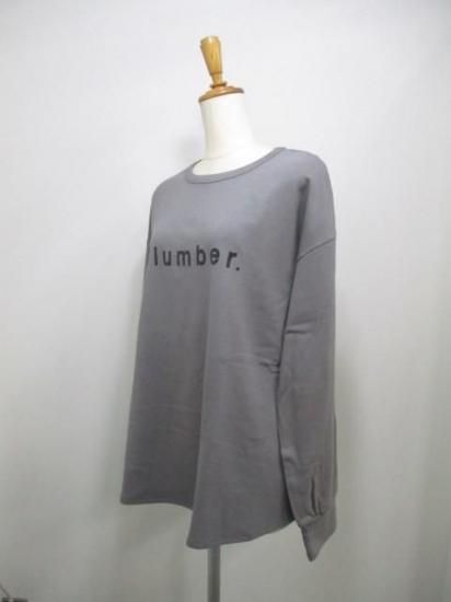 送料無料 アンナケリー Anna Kerry slumber ウォームロングTEE 85254938 ウォームロングTEE 裏起毛 ストレッチ 肌触り 着心地 ファッション カジュアル GRAY