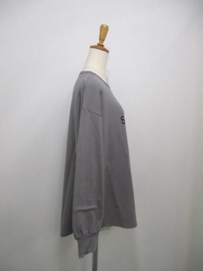 送料無料 アンナケリー Anna Kerry slumber ウォームロングTEE 85254938 ウォームロングTEE 裏起毛 ストレッチ 肌触り 着心地 ファッション カジュアル GRAY