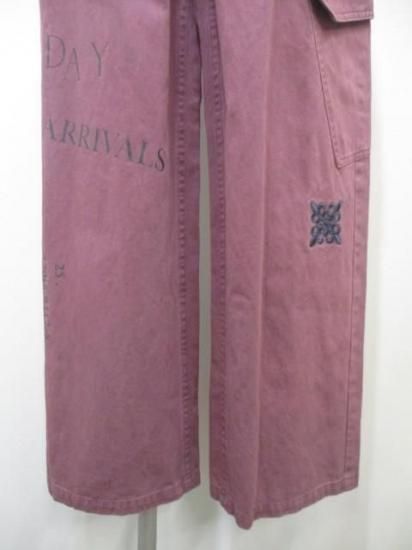 送料無料 エイミーロウ Eimee Law レタリング サイドポケットチノパン 84407L チノパン レタリング サイドポケット ハイウエスト モード 刺繍 ワッペン トレンド カジュアル PINK