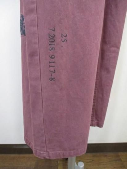 送料無料 エイミーロウ Eimee Law レタリング サイドポケットチノパン 84407L チノパン レタリング サイドポケット ハイウエスト モード 刺繍 ワッペン トレンド カジュアル PINK