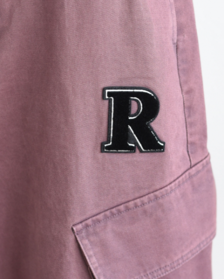 送料無料 エイミーロウ Eimee Law レタリング サイドポケットチノパン 84407L チノパン レタリング サイドポケット ハイウエスト モード 刺繍 ワッペン トレンド カジュアル PINK