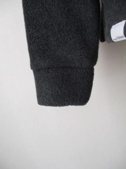 ブティックオーディナリー Boutique Ordinary Fleece Draped Motorcycle Jacket BO25-320T-チャコールグレー