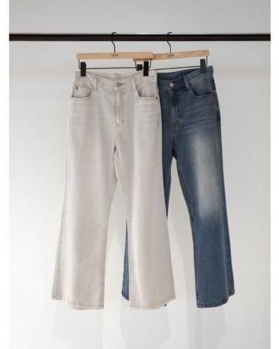 ̵ YENN  LOOSE FIT FLARE PT Y254-3113 ե쥢 ǥ˥ ѥ 롼եå 륷 󥿡ץ쥹 ᡼ǥ LTBLUE 36