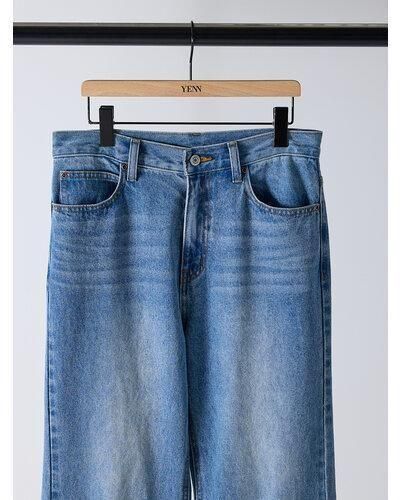 ̵ YENN  LOOSE FIT FLARE PT Y254-3113 ե쥢 ǥ˥ ѥ 롼եå 륷 󥿡ץ쥹 ᡼ǥ LTBLUE 40