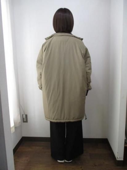 送料無料 シロ デ ラボンテ siro de labonte quilting reversible coat R553308 リバーシブル コート キルティング BLACK×BEIGE