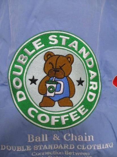 ダブスタ DOUBLE STANDARD CLOTHING BALL&CHAINコラボエコバッグ coffee bear M 0400-002-261 ダブスタ エコバッグ コラボ SAX