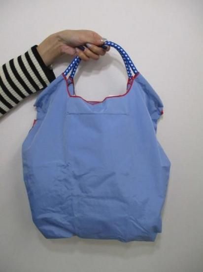 ダブスタ DOUBLE STANDARD CLOTHING BALL&CHAINコラボエコバッグ coffee bear M 0400-002-261 ダブスタ エコバッグ コラボ SAX